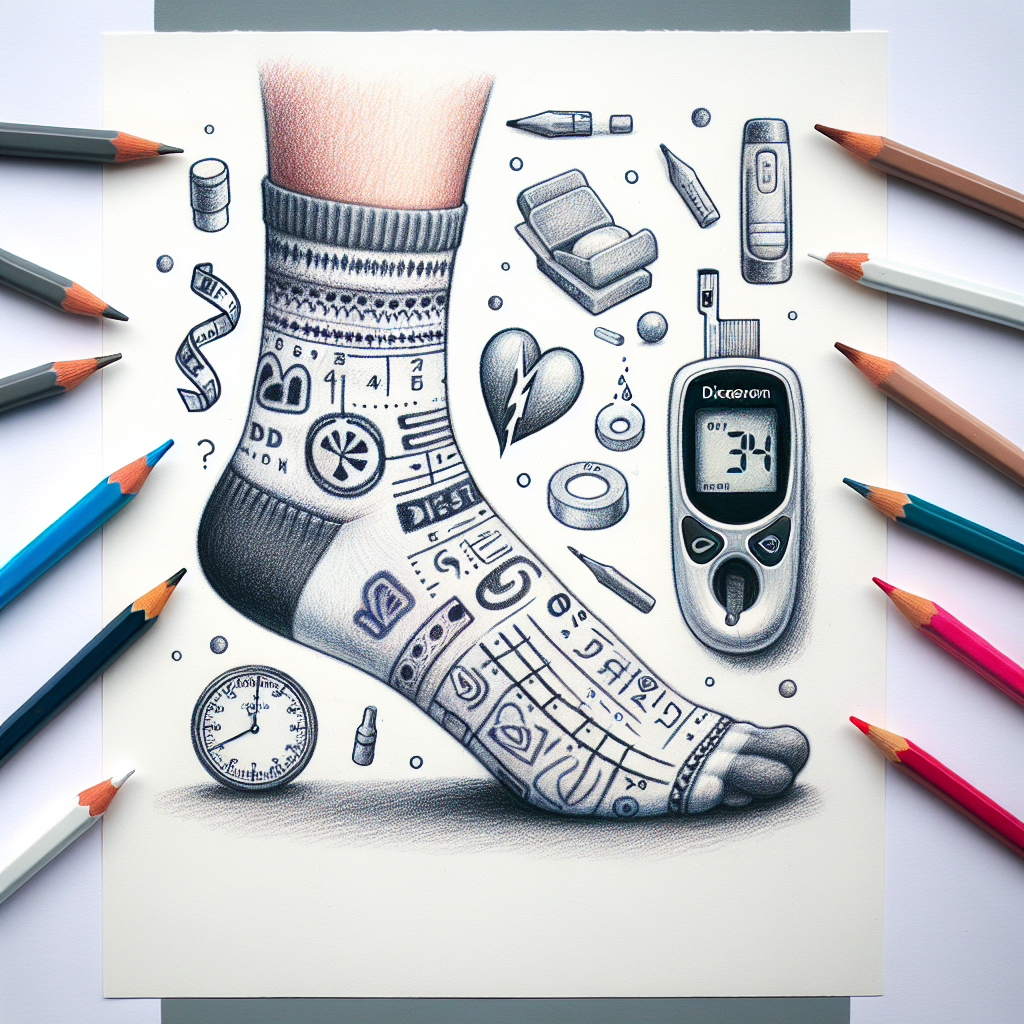 Pastelková ilustrace znázorňující téma: Zdraví