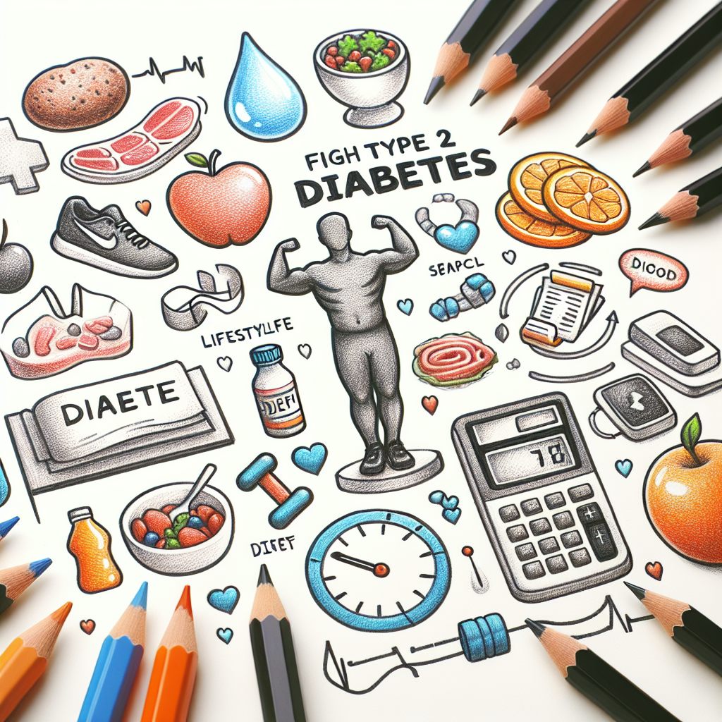 Pastelková ilustrace znázorňující téma: Cukrovka