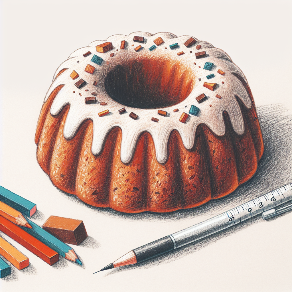 Pastelková ilustrace znázorňující téma: Bezlepkové pečení