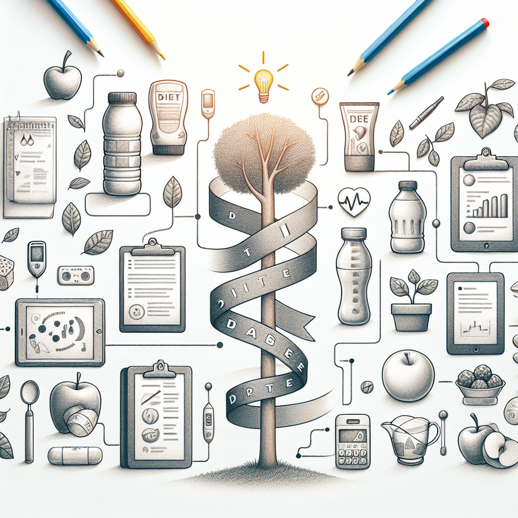 Pastelková ilustrace znázorňující téma: Cukrovka