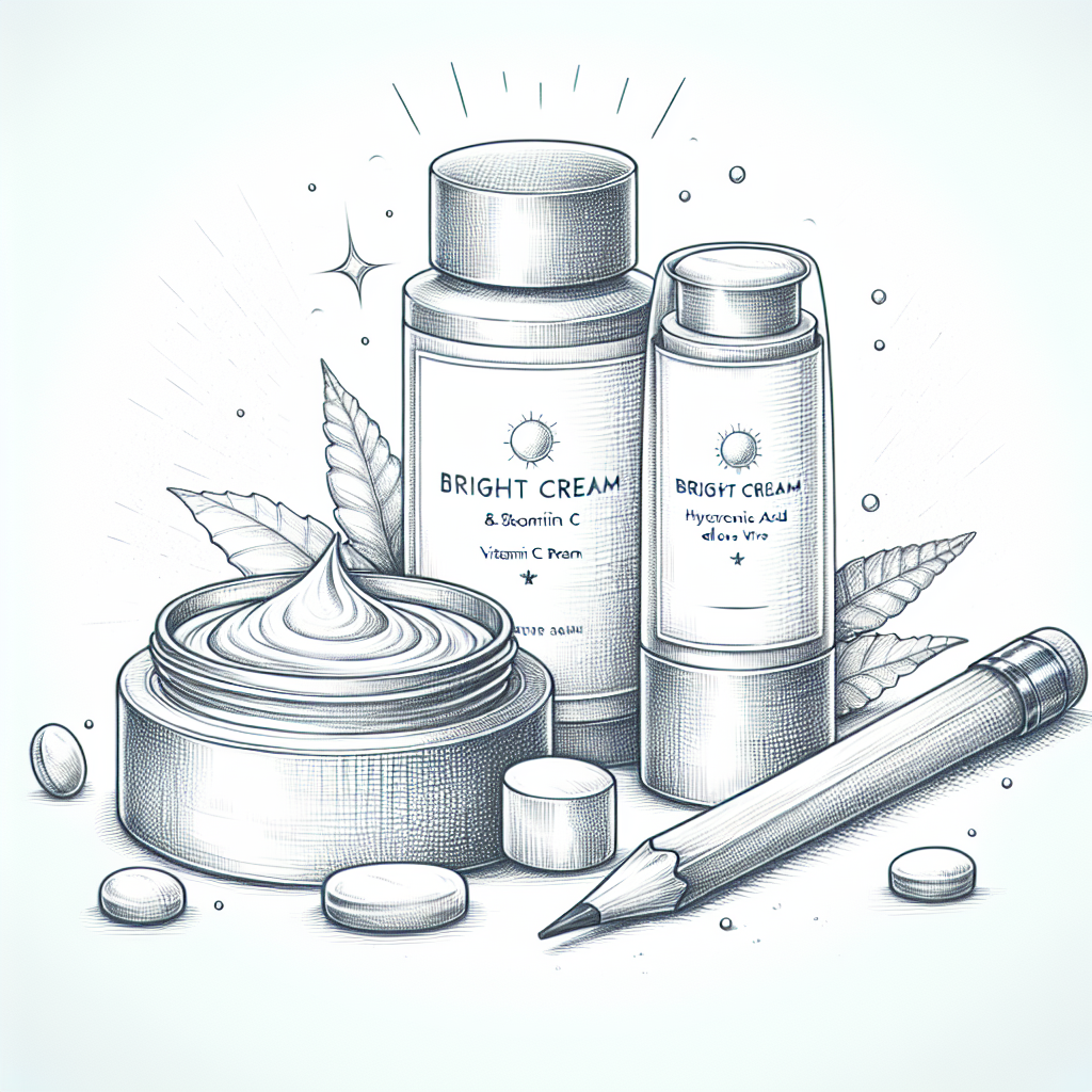 Pastelková ilustrace znázorňující téma: Péče o pleť