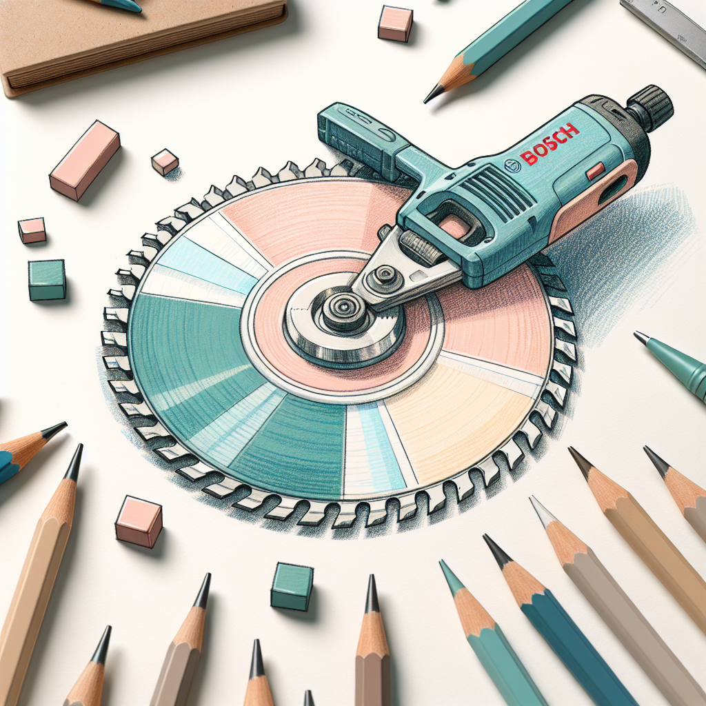 Pastelková ilustrace znázorňující téma: Nářadí
