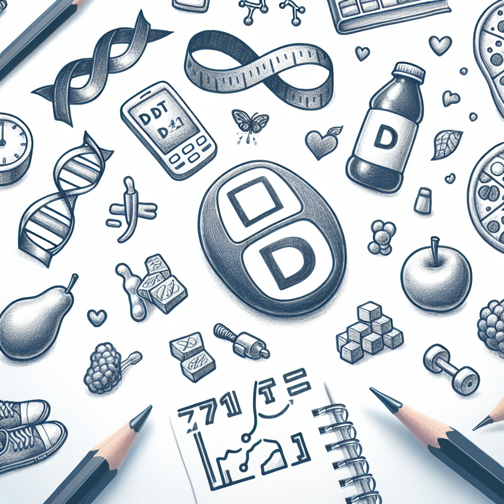 Pastelková ilustrace znázorňující téma: Cukrovka