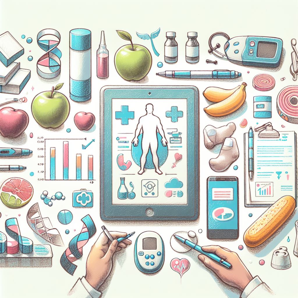 Pastelková ilustrace znázorňující téma: Zdraví a výživa