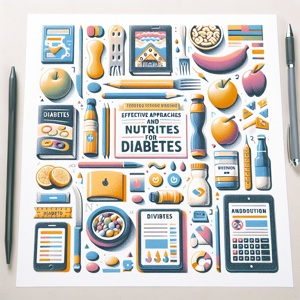 Pastelková ilustrace znázorňující téma: Diabetes