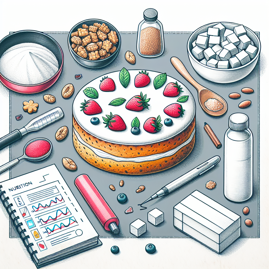 Pastelková ilustrace znázorňující téma: Recepty pro diabetiky