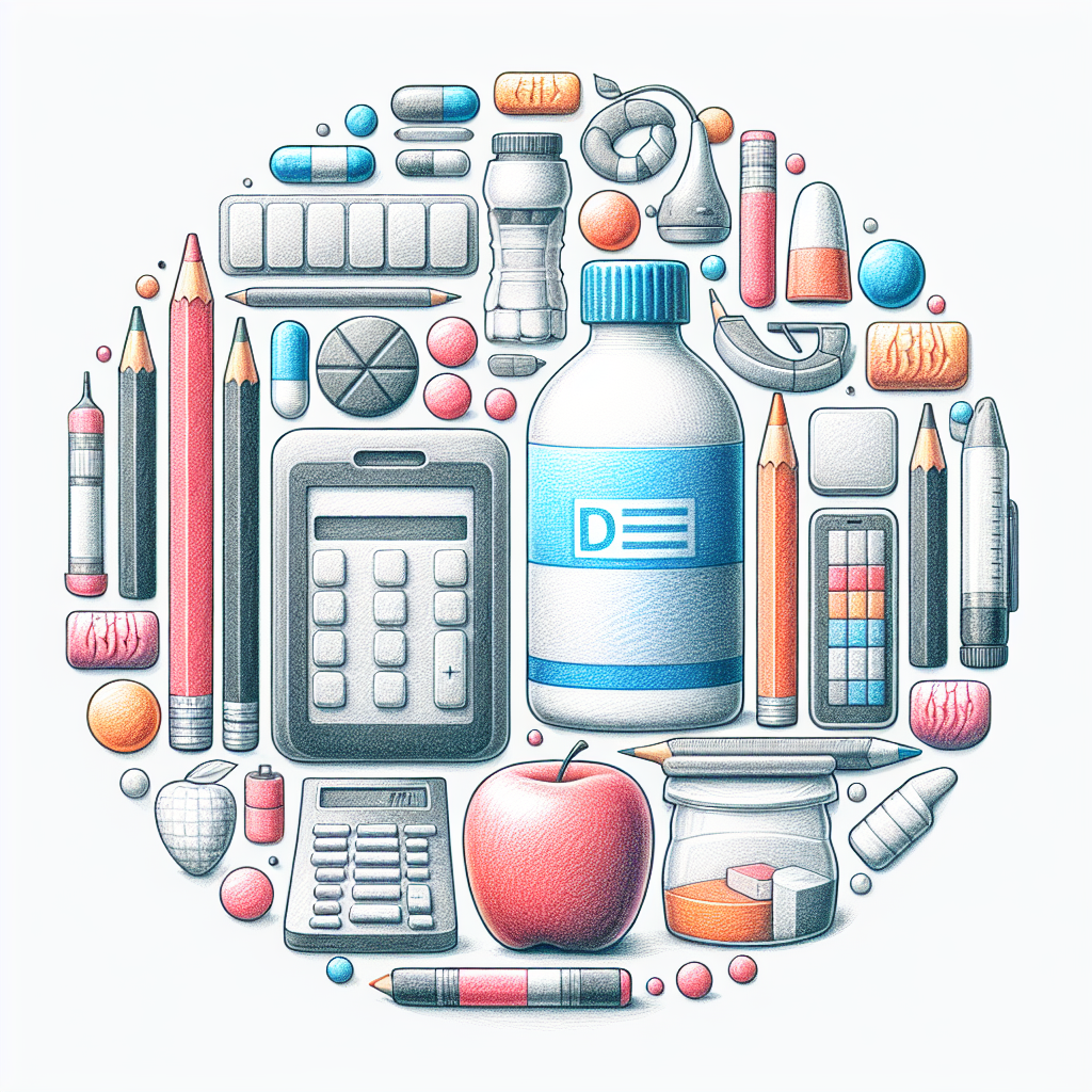 Pastelková ilustrace znázorňující téma: Sladidla a diabetologie