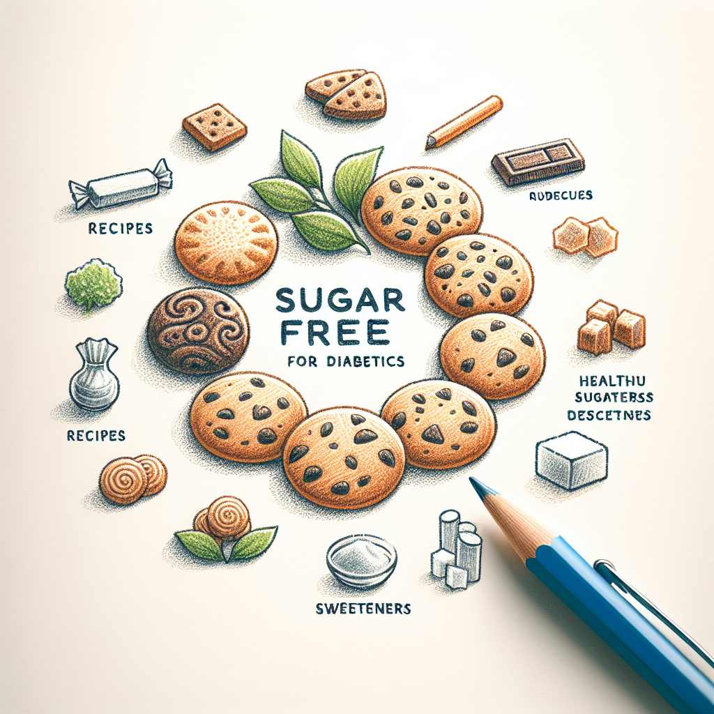 Pastelková ilustrace znázorňující téma: Cukroví