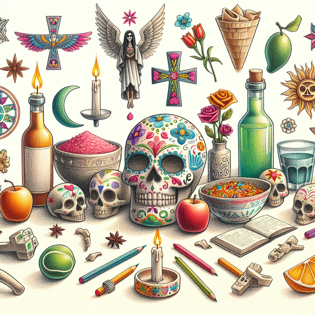 Pastelková ilustrace znázorňující téma: Kultura a tradice