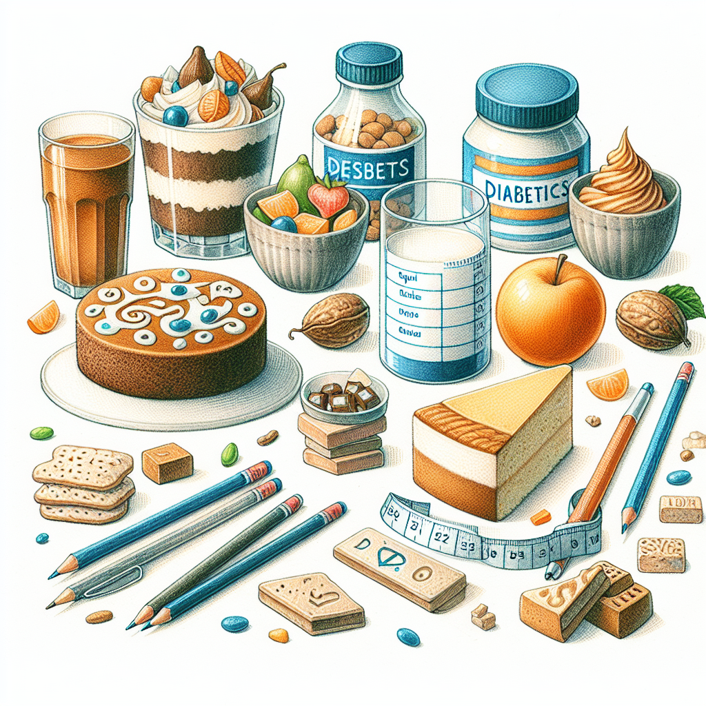 Pastelková ilustrace znázorňující téma: Zdravé dezerty