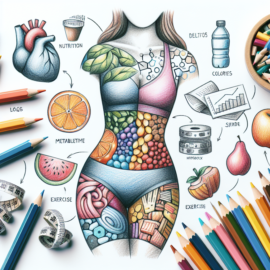 Pastelková ilustrace znázorňující téma: Zdraví a výživa