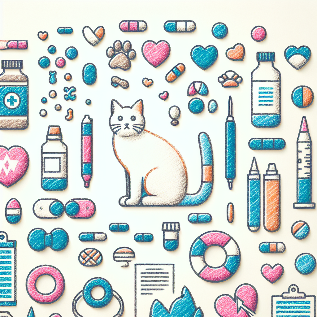 Pastelková ilustrace znázorňující téma: Zdraví mazlíčků