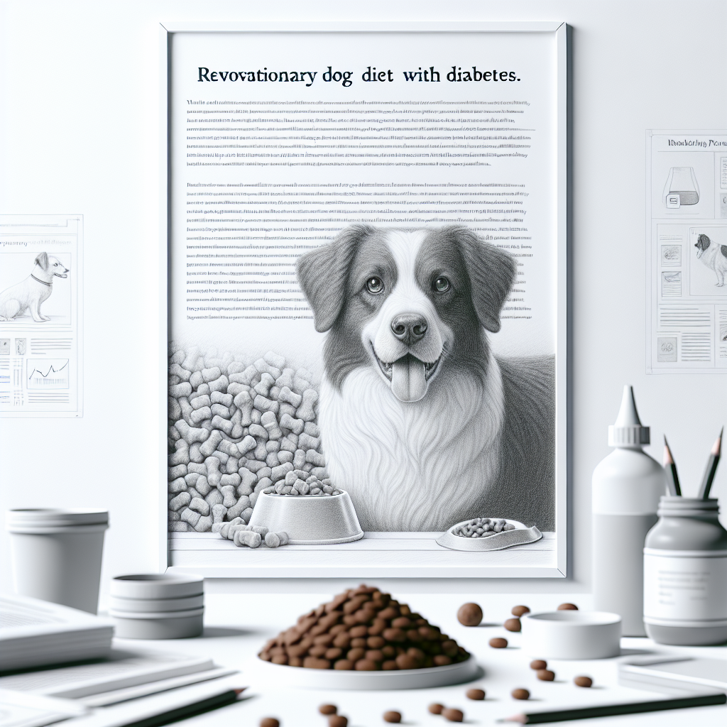 Pastelková ilustrace znázorňující téma: Výživa psů