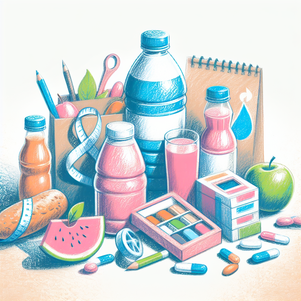 Pastelková ilustrace znázorňující téma: Zdravá výživa