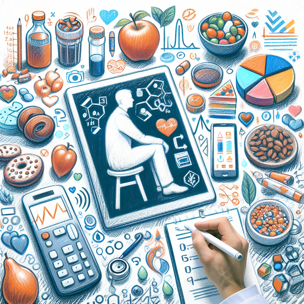 Pastelková ilustrace znázorňující téma: Diabetes