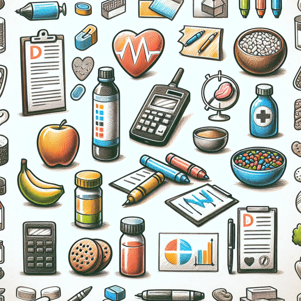 Pastelková ilustrace znázorňující téma: Zdraví a výživa