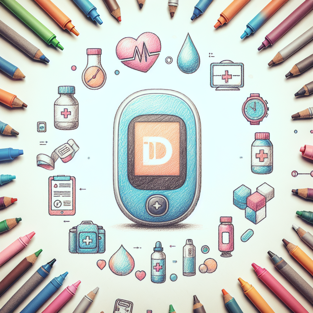 Pastelková ilustrace znázorňující téma: Zdraví a prevence