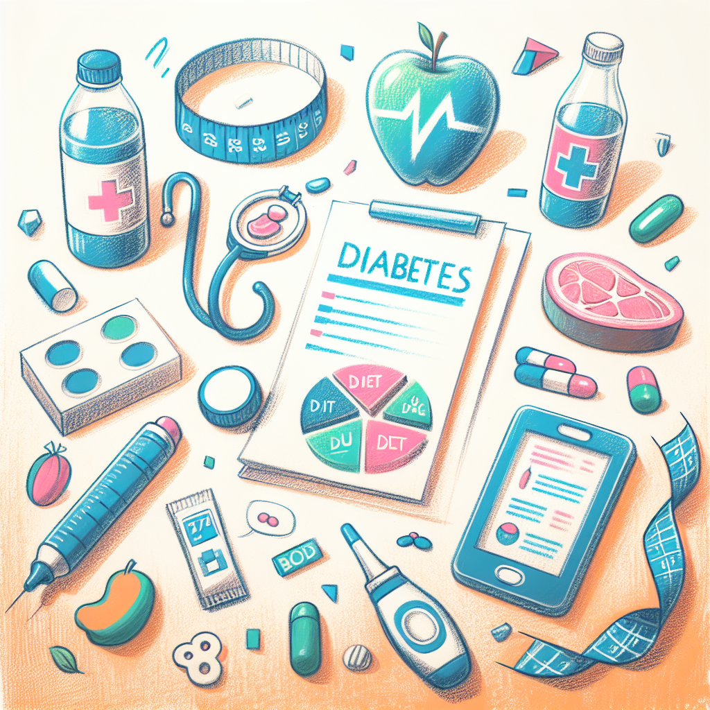 Pastelková ilustrace znázorňující téma: Zdraví