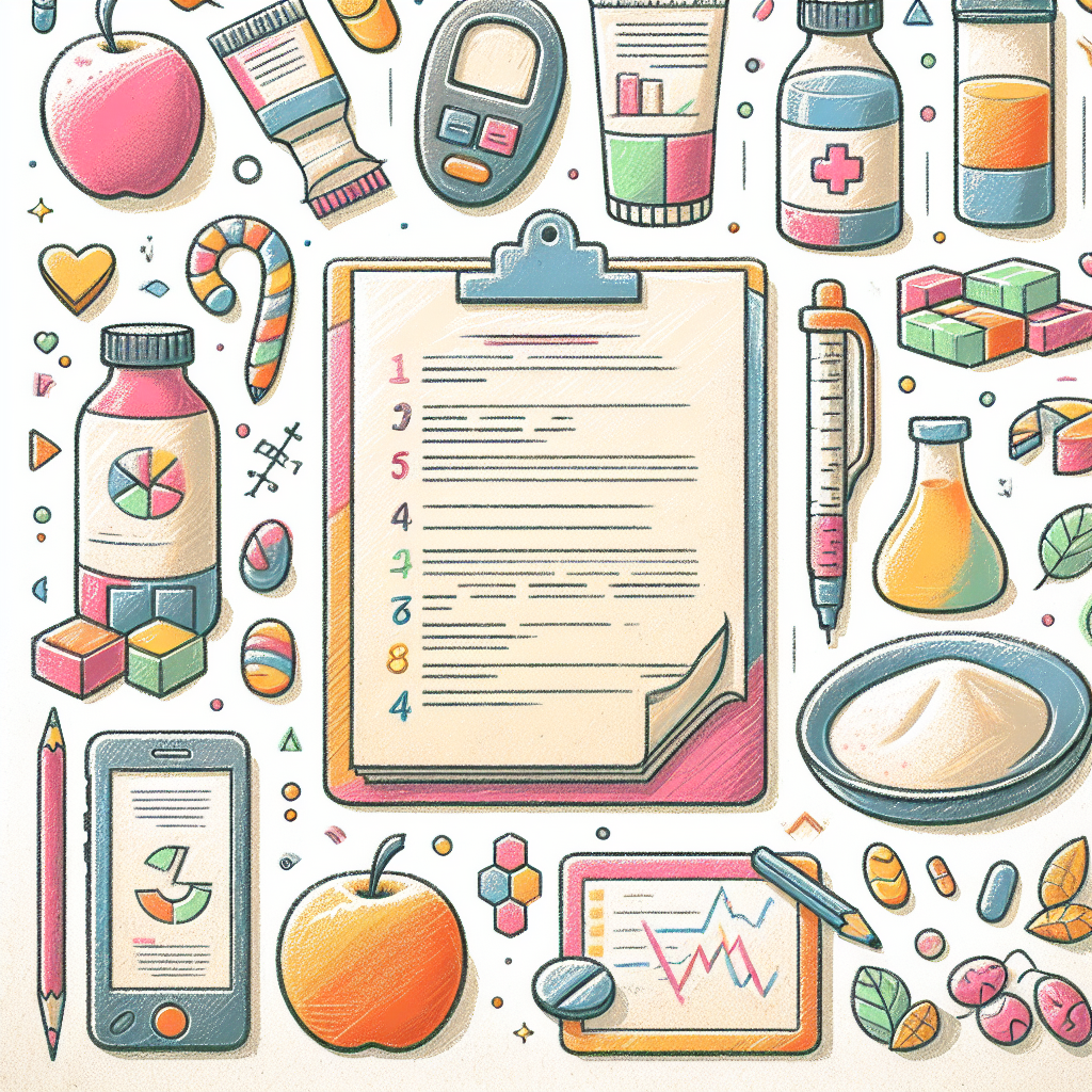 Pastelková ilustrace znázorňující téma: Dia jídlo