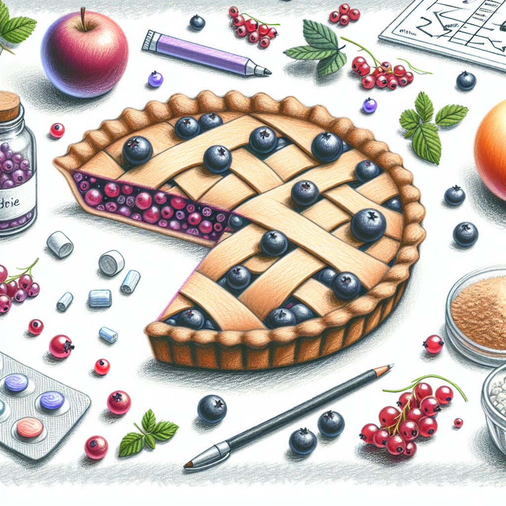 Pastelková ilustrace znázorňující téma: Zdravé recepty
