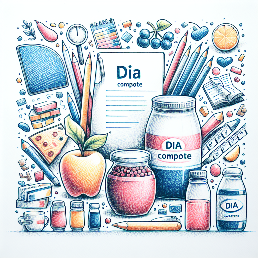 Pastelková ilustrace znázorňující téma: Diabetická strava