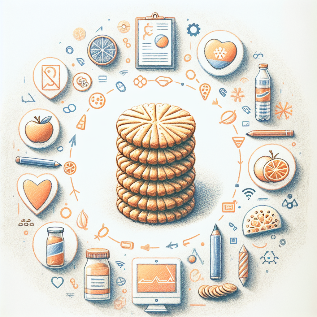 Pastelková ilustrace znázorňující téma: Diabetická dieta