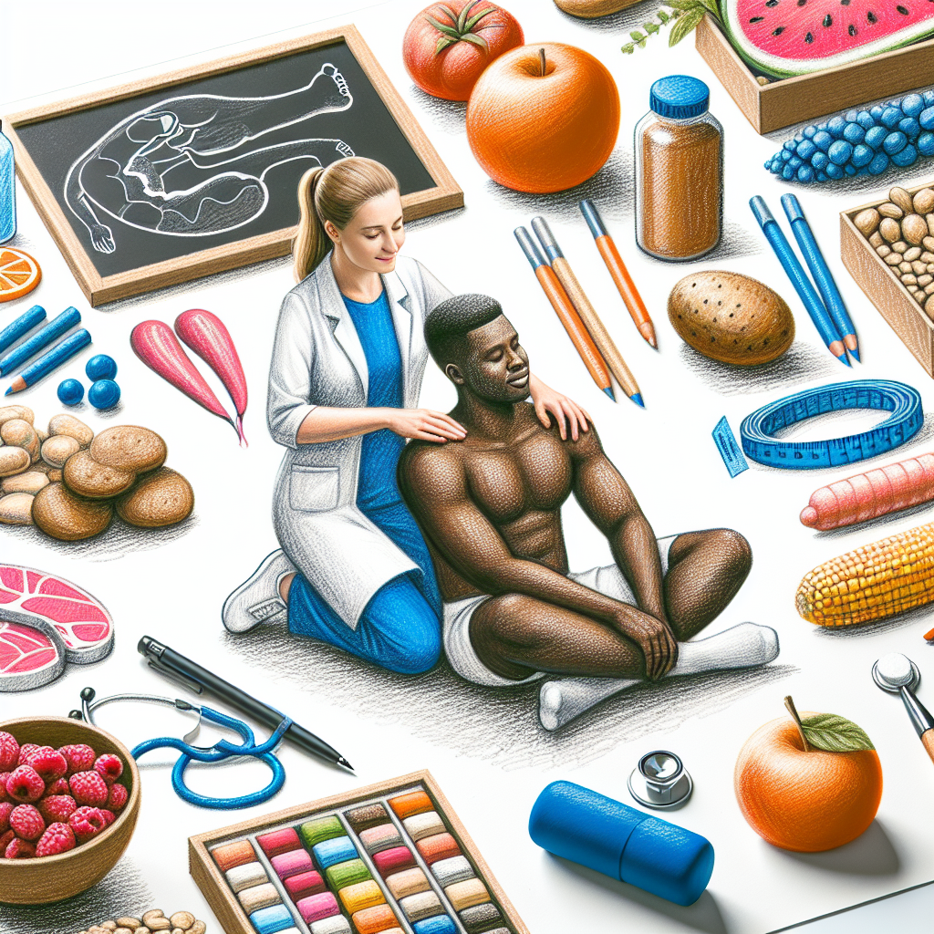 Pastelková ilustrace znázorňující téma: Diabetes a zdraví