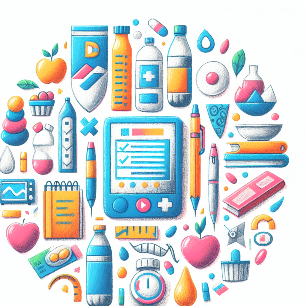 Pastelková ilustrace znázorňující téma: Zdraví