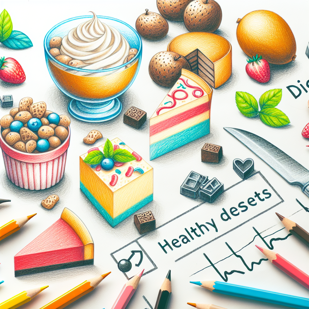 Pastelková ilustrace znázorňující téma: Zdravé recepty