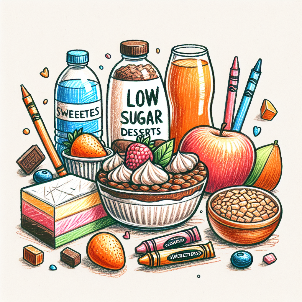 Pastelková ilustrace znázorňující téma: Dieta pro diabetiky