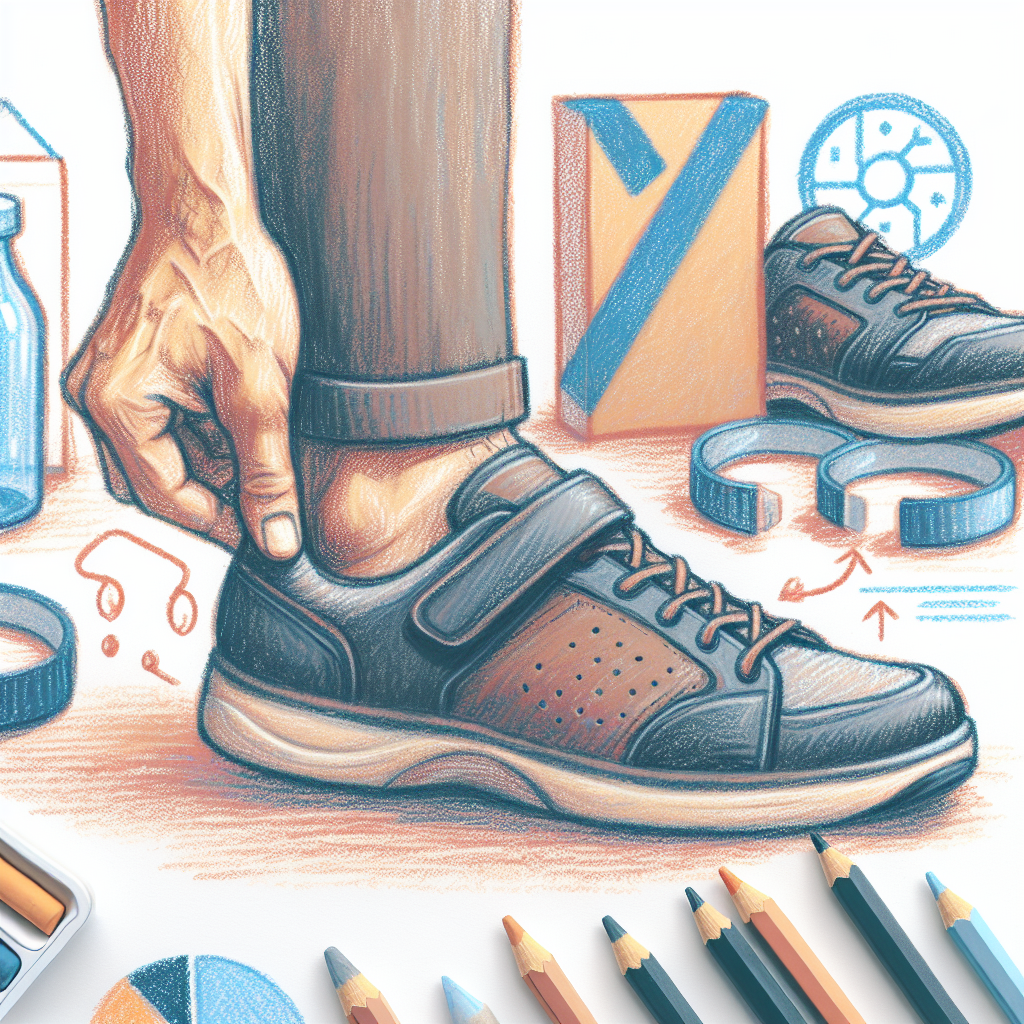 Pastelková ilustrace znázorňující téma: Zdraví nohou