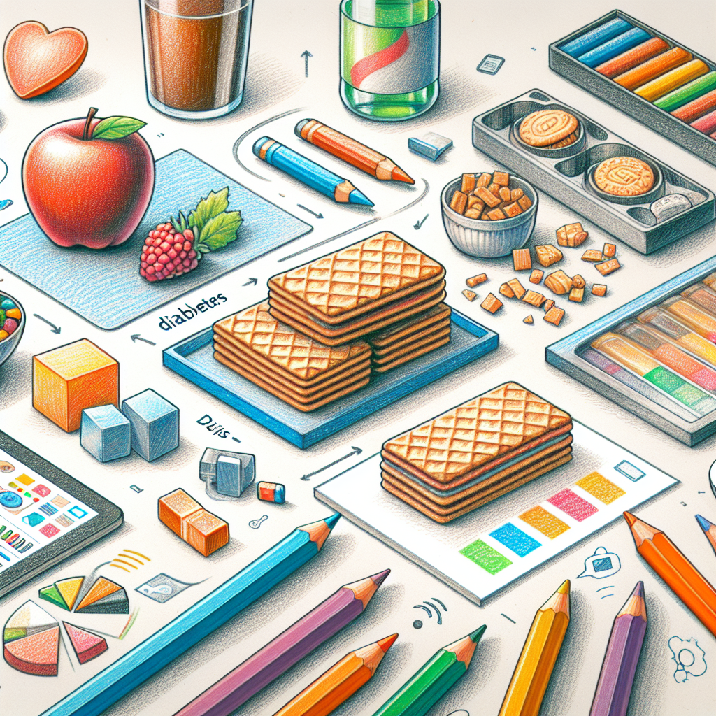 Pastelková ilustrace znázorňující téma: Zdravá strava