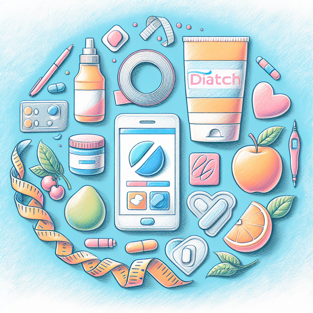 Pastelková ilustrace znázorňující téma: Diabetes