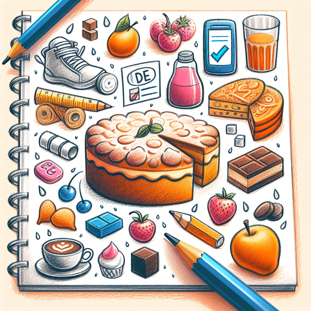 Pastelková ilustrace znázorňující téma: Dia stravování