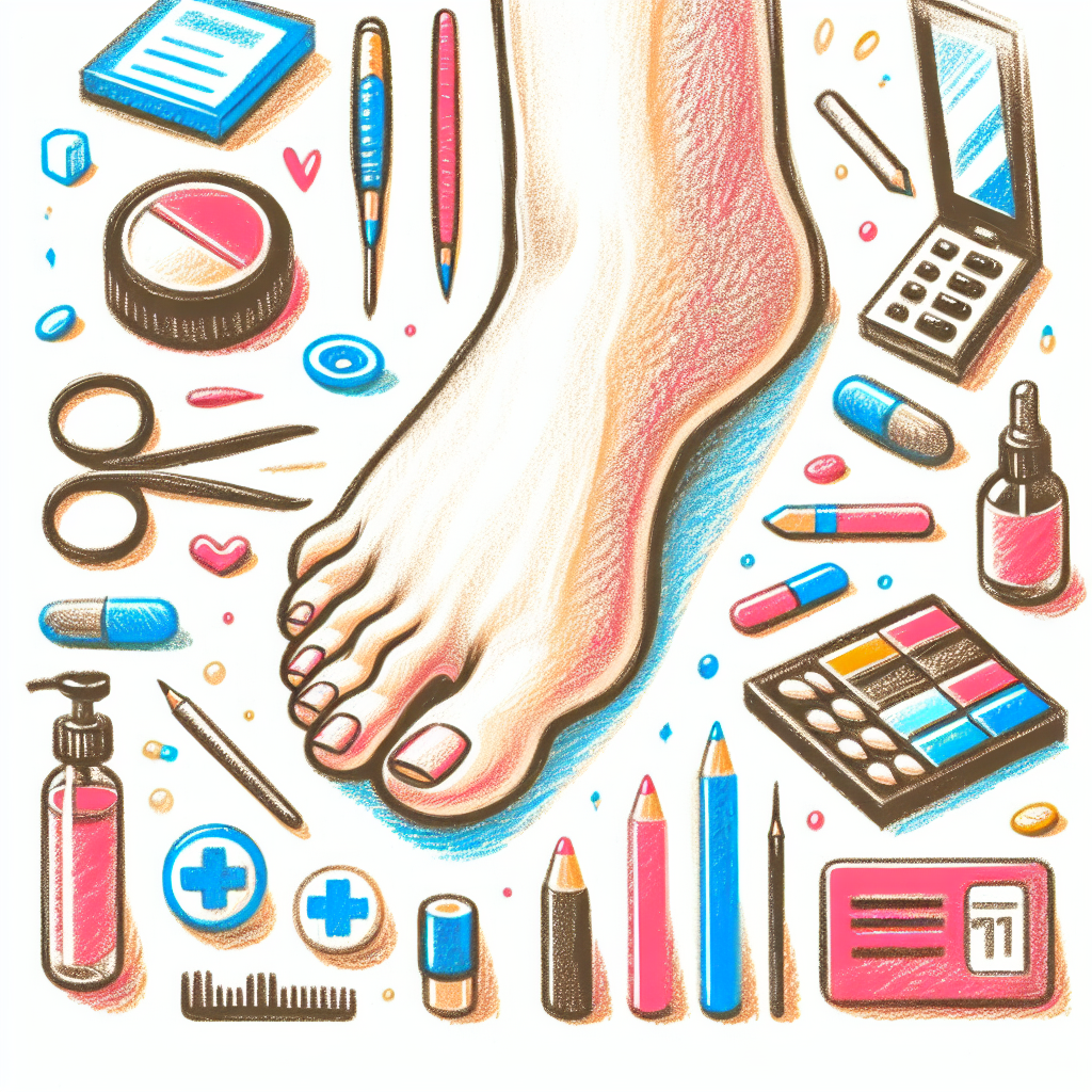 Pastelková ilustrace znázorňující téma: Zdraví