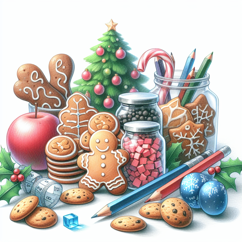 Pastelková ilustrace znázorňující téma: Zdravé recepty