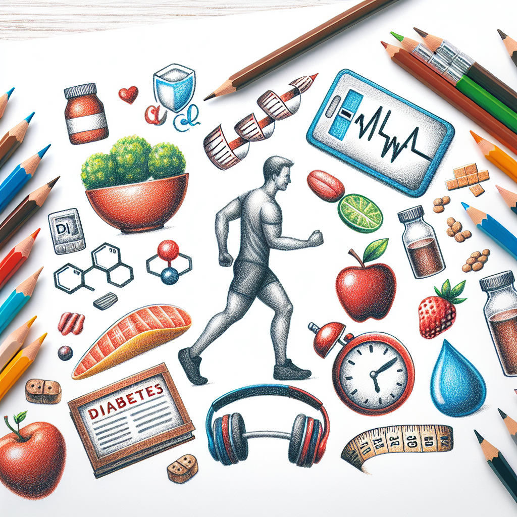 Pastelková ilustrace znázorňující téma: Zdraví