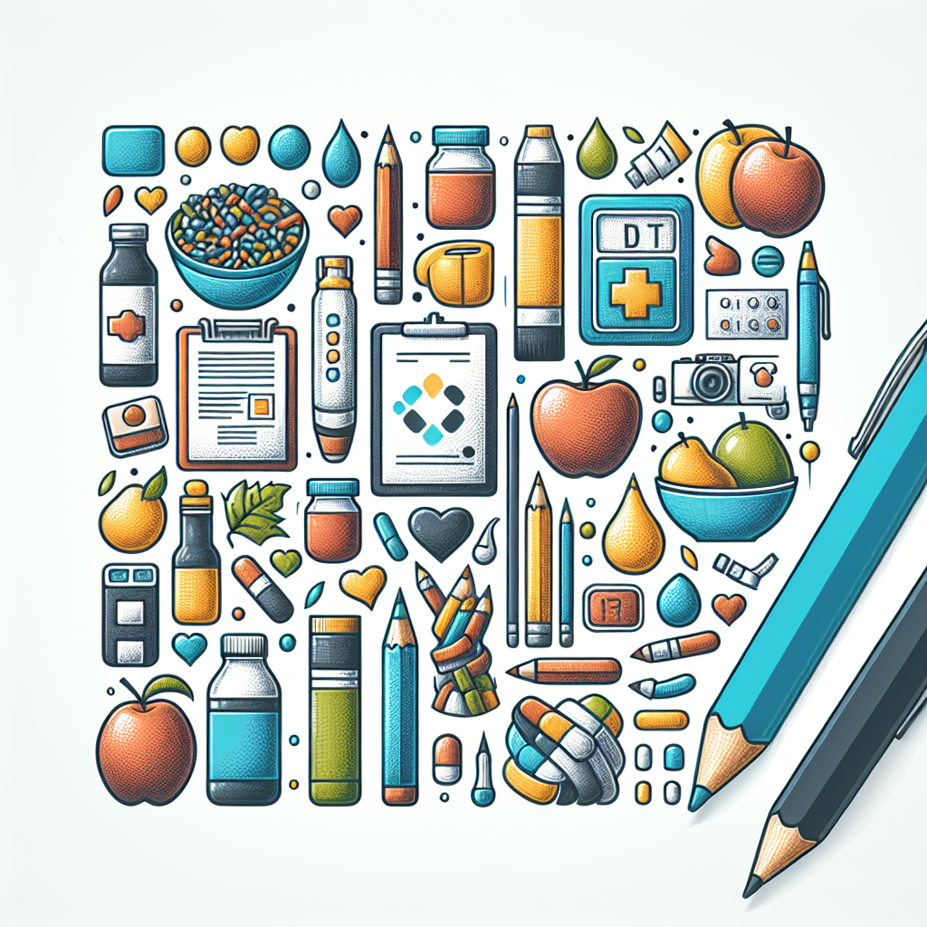 Pastelková ilustrace znázorňující téma: Zdraví