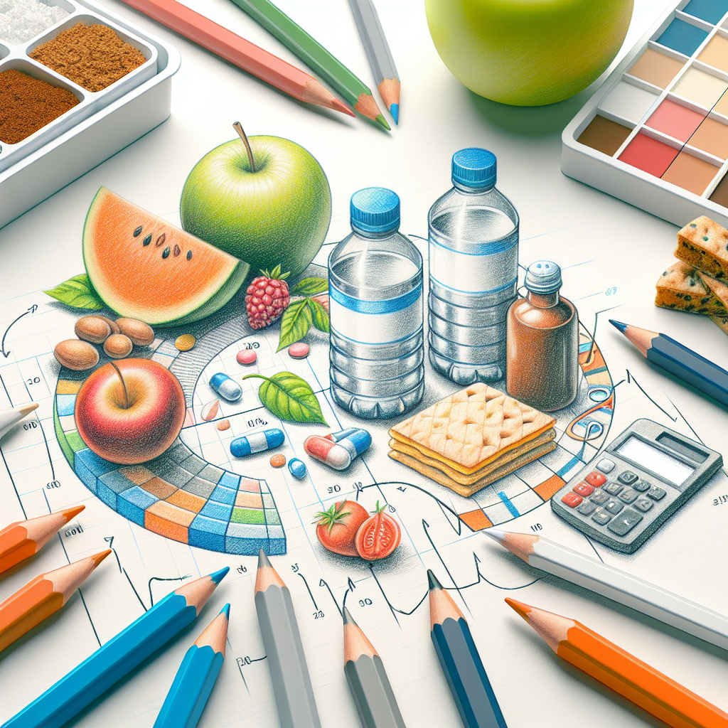 Pastelková ilustrace znázorňující téma: Zdraví
