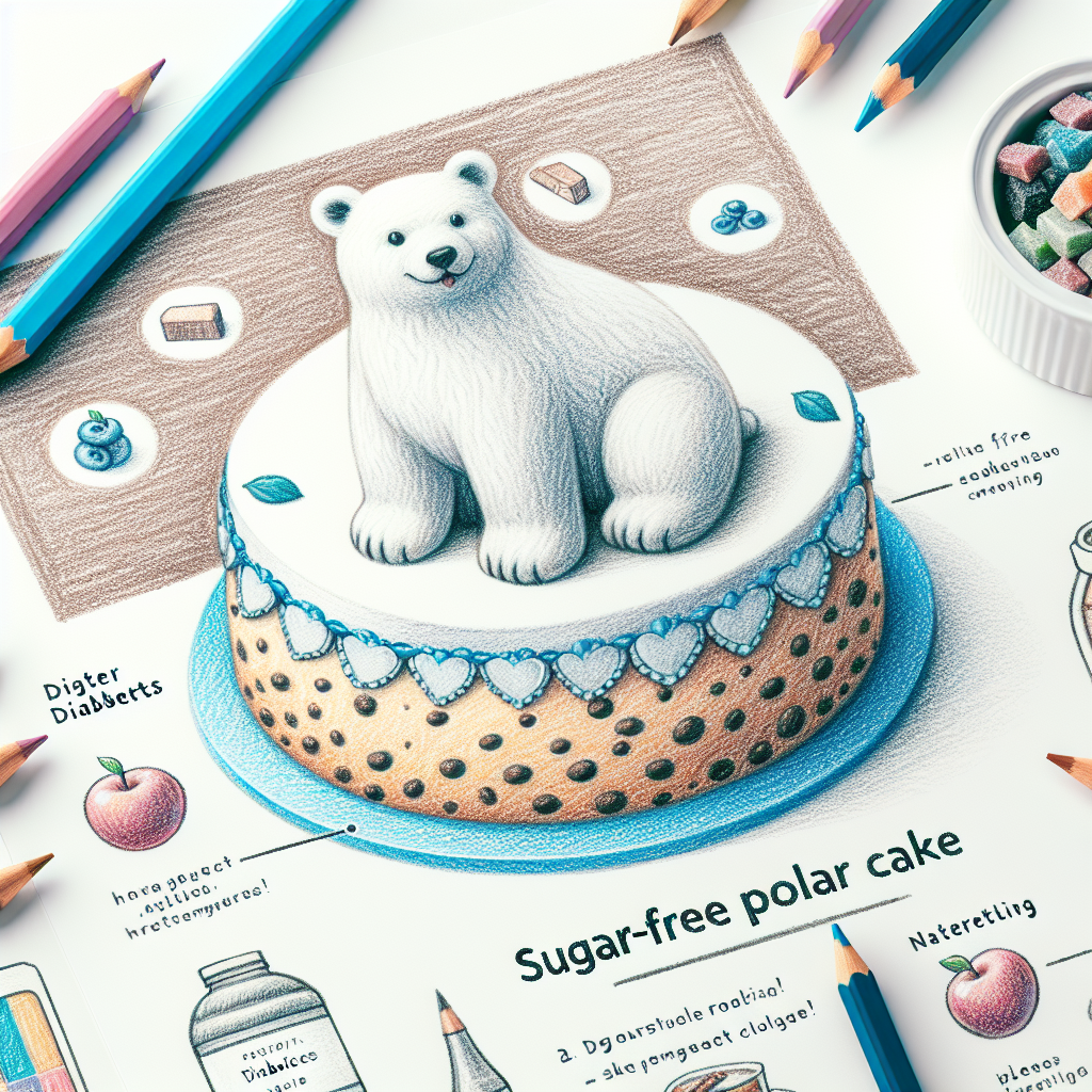Pastelková ilustrace znázorňující téma: Recepty pro diabetiky