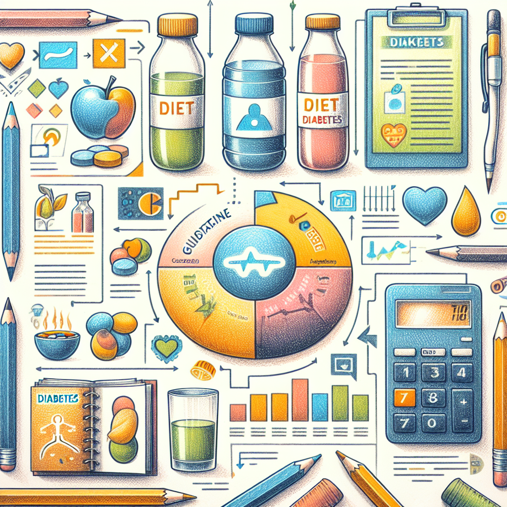 Pastelková ilustrace znázorňující téma: Cukrovka