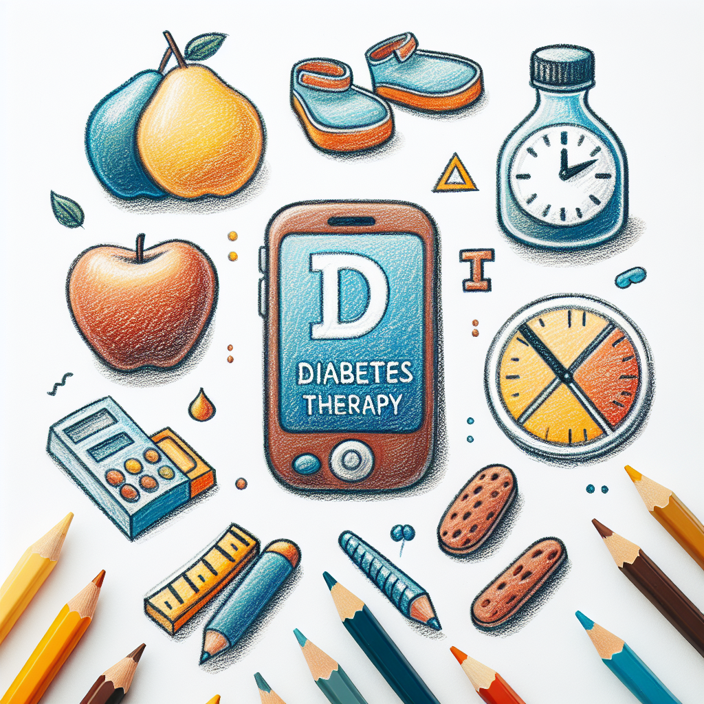 Pastelková ilustrace znázorňující téma: Cukrovka