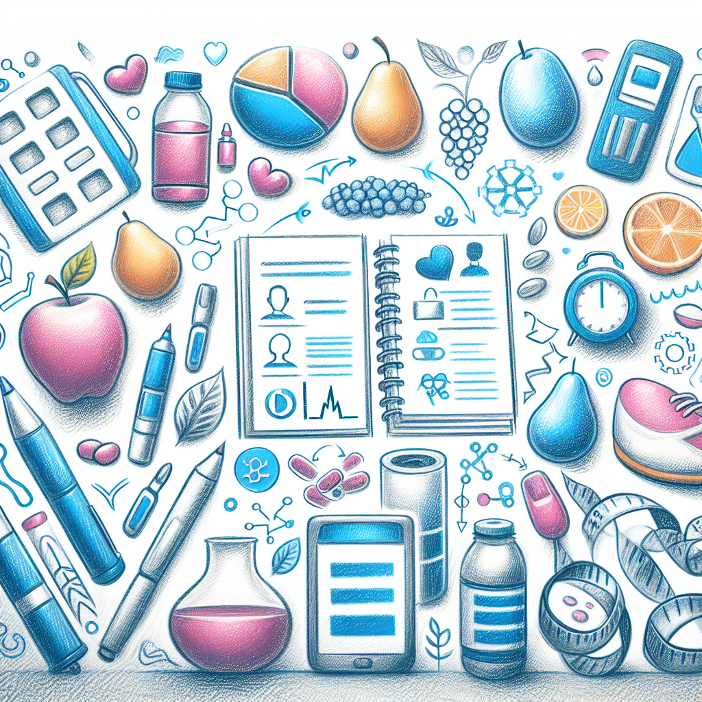 Pastelková ilustrace znázorňující téma: Diabetes