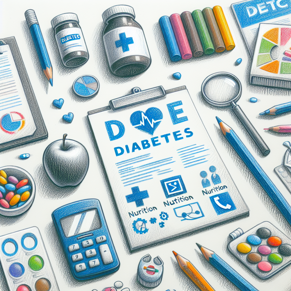 Pastelková ilustrace znázorňující téma: Cukrovka