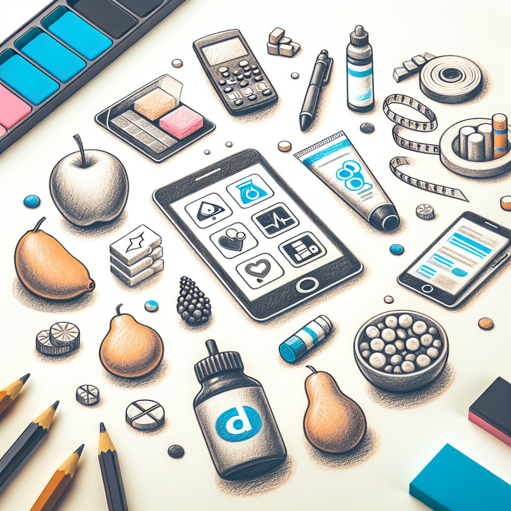 Pastelková ilustrace znázorňující téma: Zdraví