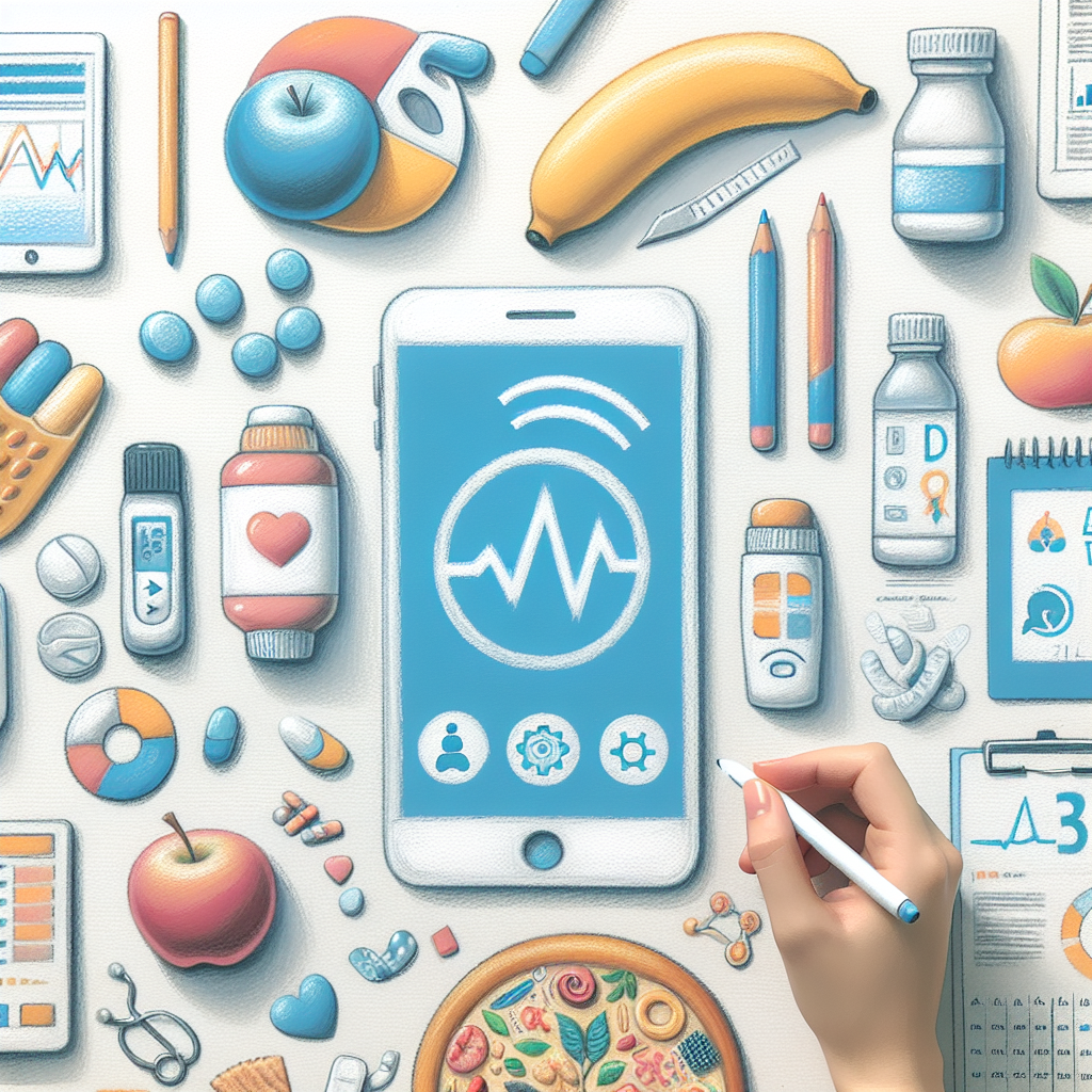 Pastelková ilustrace znázorňující téma: Cukrovka