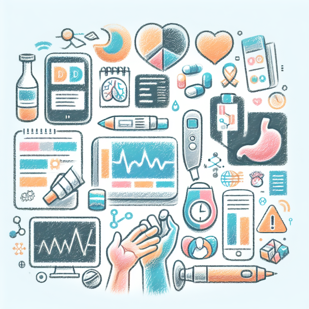 Pastelková ilustrace znázorňující téma: Cukrovka