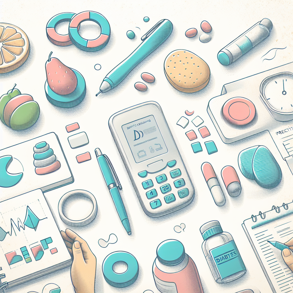 Pastelková ilustrace znázorňující téma: Cukrovka