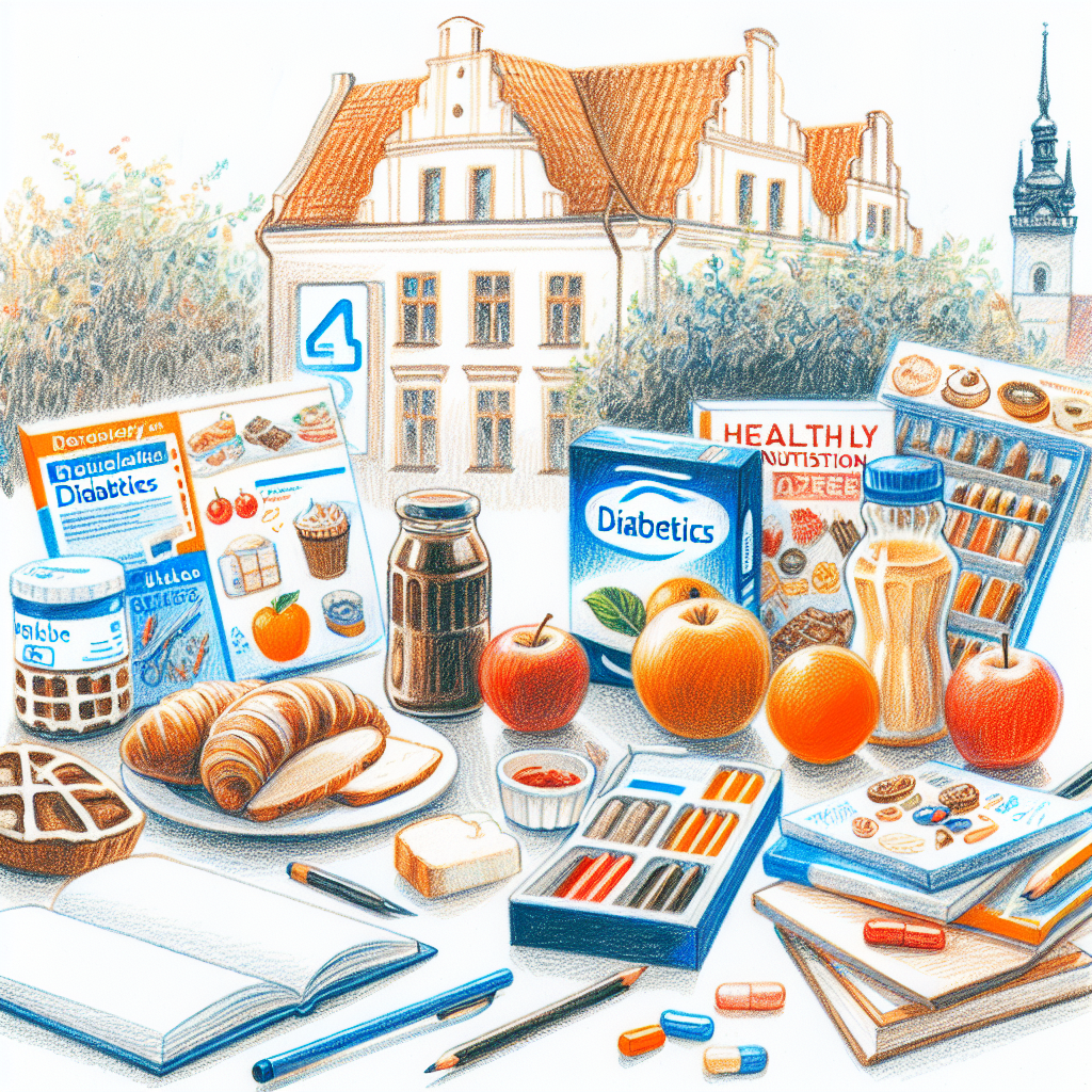 Pastelková ilustrace znázorňující téma: Zdraví a výživa