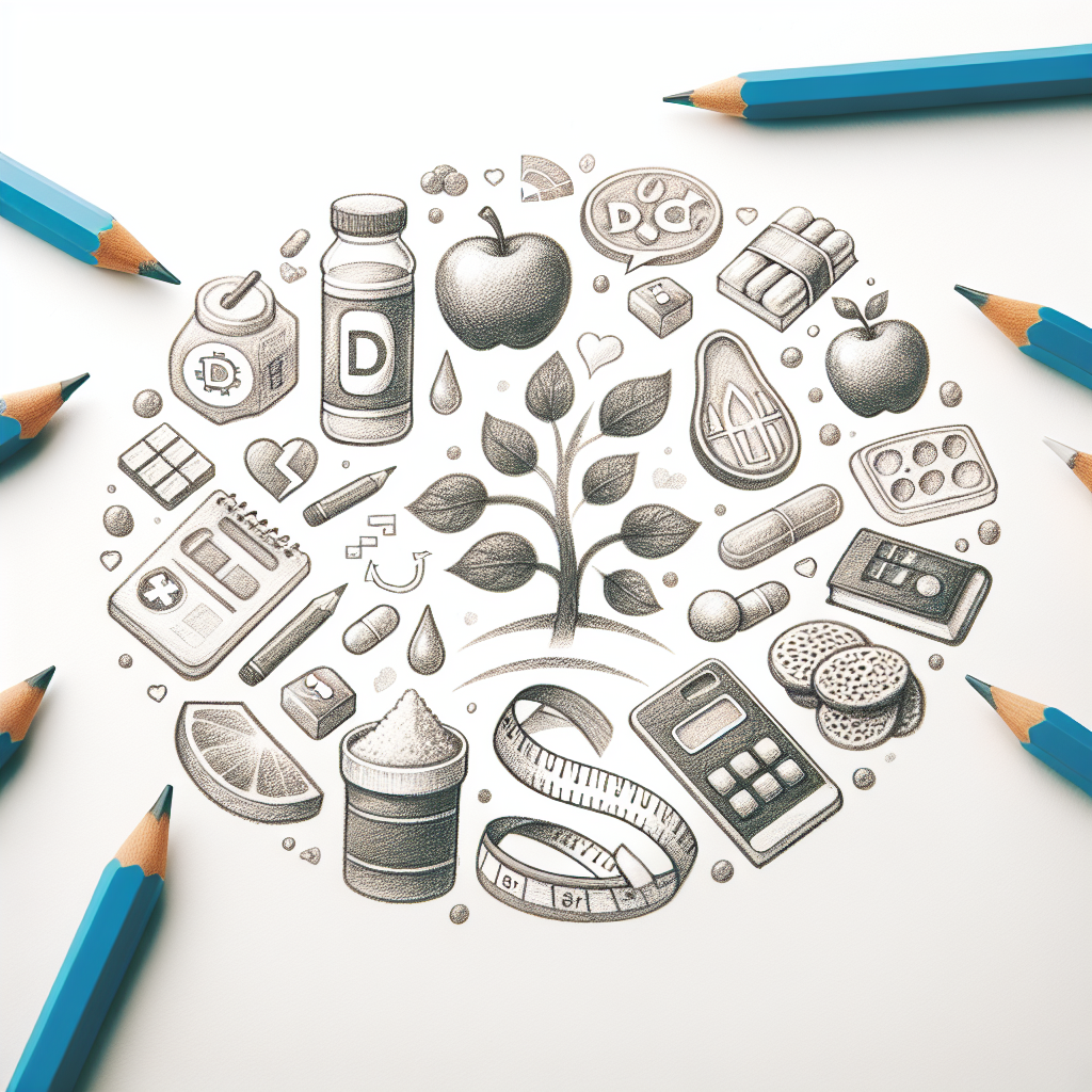 Pastelková ilustrace znázorňující téma: Zdravá výživa